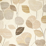 Welcome Script Floral with Abstract Beige and Khaki Petal Design Non Slip(Beige)