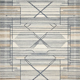 Artistic Geometric Area Boho Grey Beige(Gray)