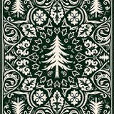 Enchanted Spruce Half Round Entrance Floor Covering(Green)