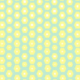 Hexagon Honeycomb Mosaic with Tessellated(Yellow)