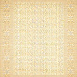 Elegant Floral Accent Beige Paisley Entry Design(Beige)