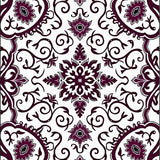 Mystical Ornate Floral Vine Baroque Symphony (Purple)