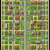 Bright Multi Color Transportation Design(Green)