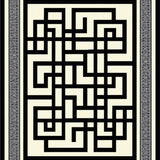 Stylish Transitional Artful Geometry(Black)