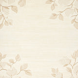 Elegant Floral Petal Non Slip Blossom Unique Flower Shaped Area(Beige)