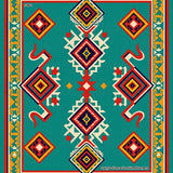 Aztec Southwestern Patterned(Turquoise)