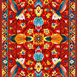 Intricate Cultural Artisan Craftsmanship(Red)