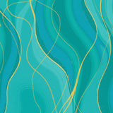 Mystical Azure Stream Elegant Fluid Dynamic(Blue)