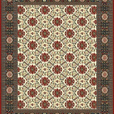 Floral Diamond Area Rustic Charm(Beige)