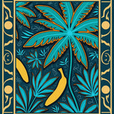 Tropical Exotic Jungle Canopy(Blue)