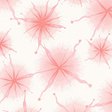 Abstract Watercolor Splash Cleanable Floor with Flowing Brushstrokes(Pink)