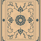 Desert Interlocking Medallion Trellis Wave(Beige)