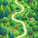 Nature s Playful Realm Fun Learning Adventure Design(Green)