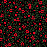 Festive Holly Wreath with Interlocking Vine Motifs(Black)