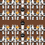 Buffalo Plaid Pumpkin Mushroom Harvest Countryside(Brown)