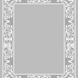 Arabesque Vine with Delicate Floral Accents(Gray)