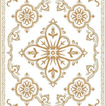 Elegant Medallion Featuring Refined Interlocking Flourishes (Gold) - ODIKA