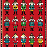 Vintage Nutcracker Parade(Red)