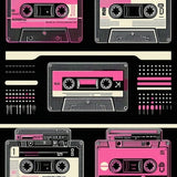 Charming Retro Rhythmic Design(Pink)