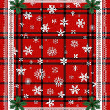 Frosty Wonderland Seasonal Accent Covering(Red)