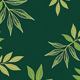 Abstract Forest Canopy with Shapes and Delicate Vein Details(Green)