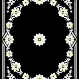 Chateau Dynasty Petal Wreath Damask Artistry(Black)