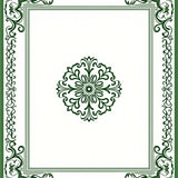 Damask Floral with Sophisticated European Styling (Green)