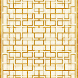 Golden Lattice Beige Indoor Area Modern Geometric Design(Beige)