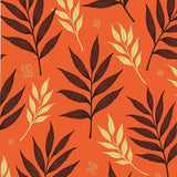 Harvest Eucalyptus Foliage Decorative With Elegant Autumn Motif(Orange)