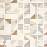 Ivory Dream Modern Geometric with Light Tones(Beige)