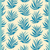 Retro Interlocking Lattice with Stylized Petals and Vintage Wash (Beige)