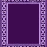 Tile Inspired with Ornate Border Design(Purple)
