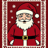 Jolly Santa Claus Welcoming Seasonal Entrance Decoration(Red)