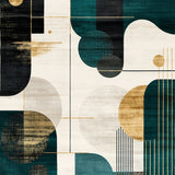 Abstract Beige & Black Area(Gray)