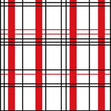 Rustic Tartan Grid Design with Contrast(Red)