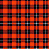 Checkered Plaid with Bold Contrasting Grid Design(Orange)