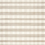 Geometric Buffalo Check Area in Ivory Beige and Cream(Beige)