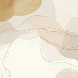 Beige Serenity Area Non Slip Tranquil Tones(Beige)