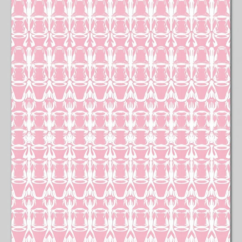 Interlocking Lattice Dream with Subtle Nordic Influence (Pink) - ODIKA