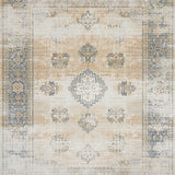 Classic Distressed Non Slip Vintage Look Area Beige(Beige)