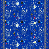 Jolly Cats Posing with Illuminated Christmas Baubles(Blue)