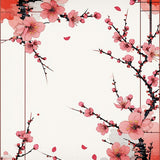 Transitional Abstract Floral Statement(Pink)