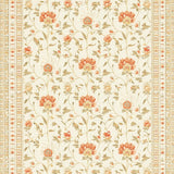 Boho Chic Beige with Abstract Floral Motifs(Beige)
