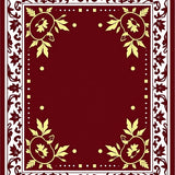 Enchanted Yuletide Celebration Fancy Dwelling Adornment(Maroon)
