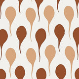 Modern Interlocking Spots with Abstract Animal Inspired Art(Brown)