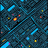 Rescue Team City Streets Navigation Layout (Blue)