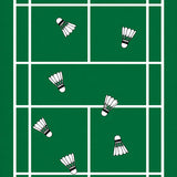 Badminton Court with Shuttlecocks(Green)