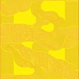 Abstract Swirl Design Yellow Area Unique Floor Accent(Yellow)