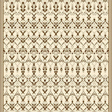 Traditional Lattice with Motif Accents(Ivory)