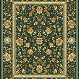 Luxurious Gold Accented Tiled Motif(Green)